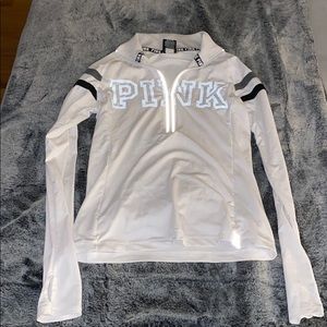 LIKE NEW! Victoria Secret Pink Thin Quarter Zip!